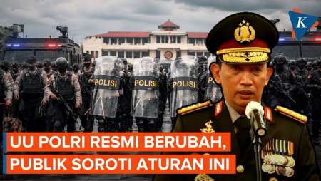 Usia Pensiun Naik hingga Tugas Baru Kapolri, Ini Isi UU Polri Terbaru