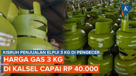 Harga Elpiji 3 Kg di Kalimantan Selatan Tembus Rp 40.000 Per Tabung