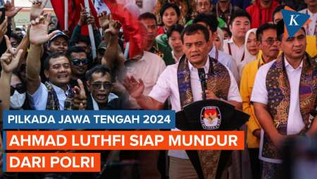 Resmi Daftar Pilkada Jateng, Ahmad Luthfi Siap Mundur dari Polri