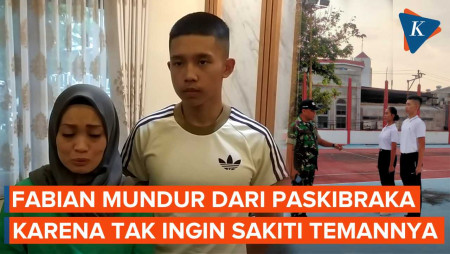 Fabian Mundur dari Paskibraka Jateng karena Tak Ingin Sakiti Temannya