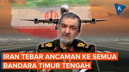 Penerbangan Diblokir, Jenderal Iran Tebar Ancaman Ke Negara Yang Patuh AS