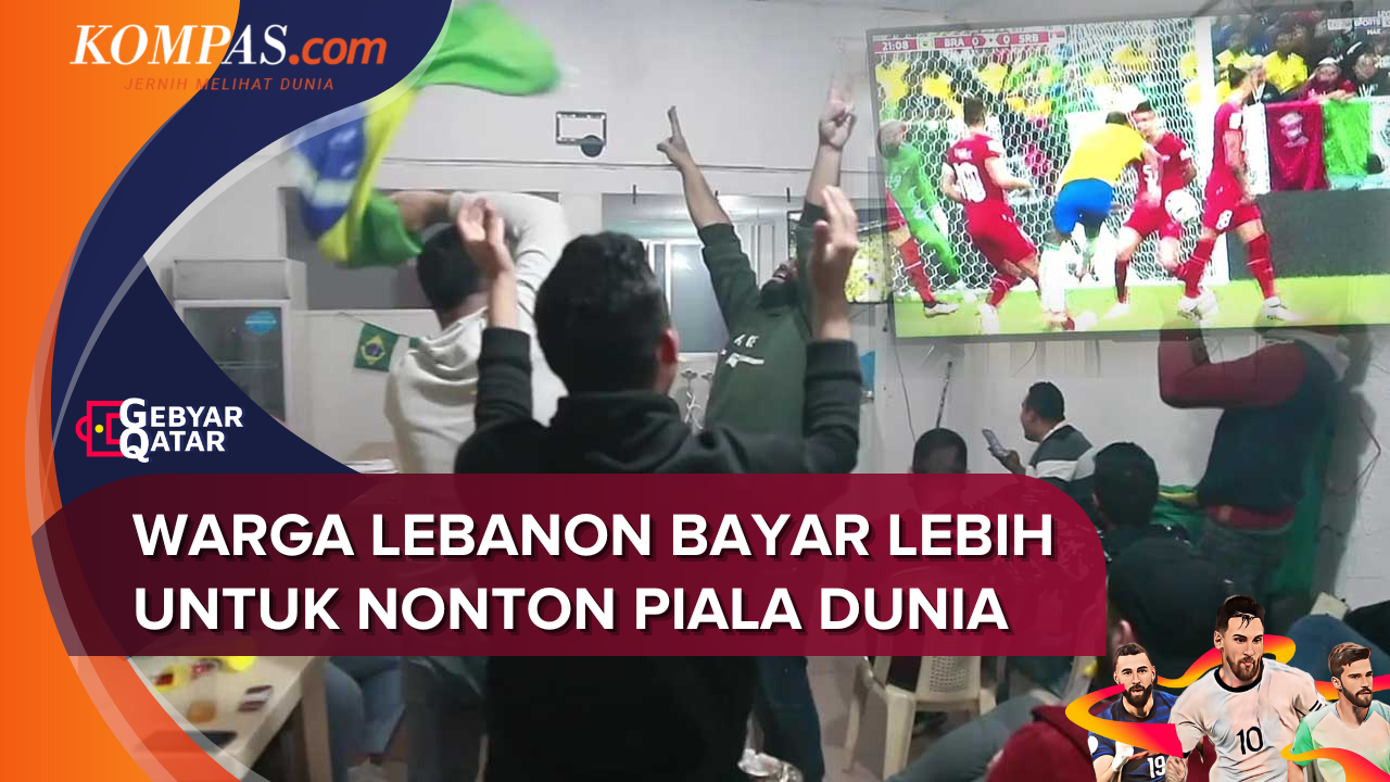 TV Nasional Tak Siarkan Piala Dunia, Warga Lebanon Serbu Kedai Kopi untuk Nonton