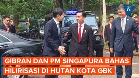 Sejam Bertemu, Gibran dan PM Singapura Bahas Hilirisasi