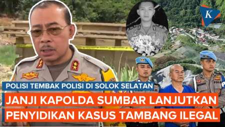 Kapolda Sumbar Pastikan Tetap Lanjutkan Penyidikan Kasus Tambang Ilegal