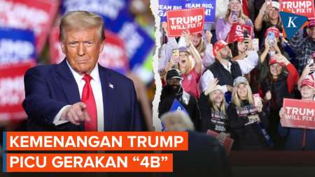 Kemenangan Trump Picu Gerakan 4B, Apa Itu?