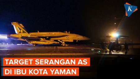 Jet Tempur AS Gempur Ibu Kota Yaman, Ini Targetnya