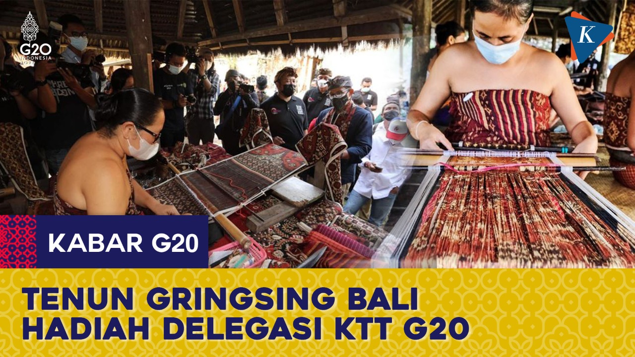 Tenun Gringsing Bali, Hadiah untuk Delegasi KTT G20