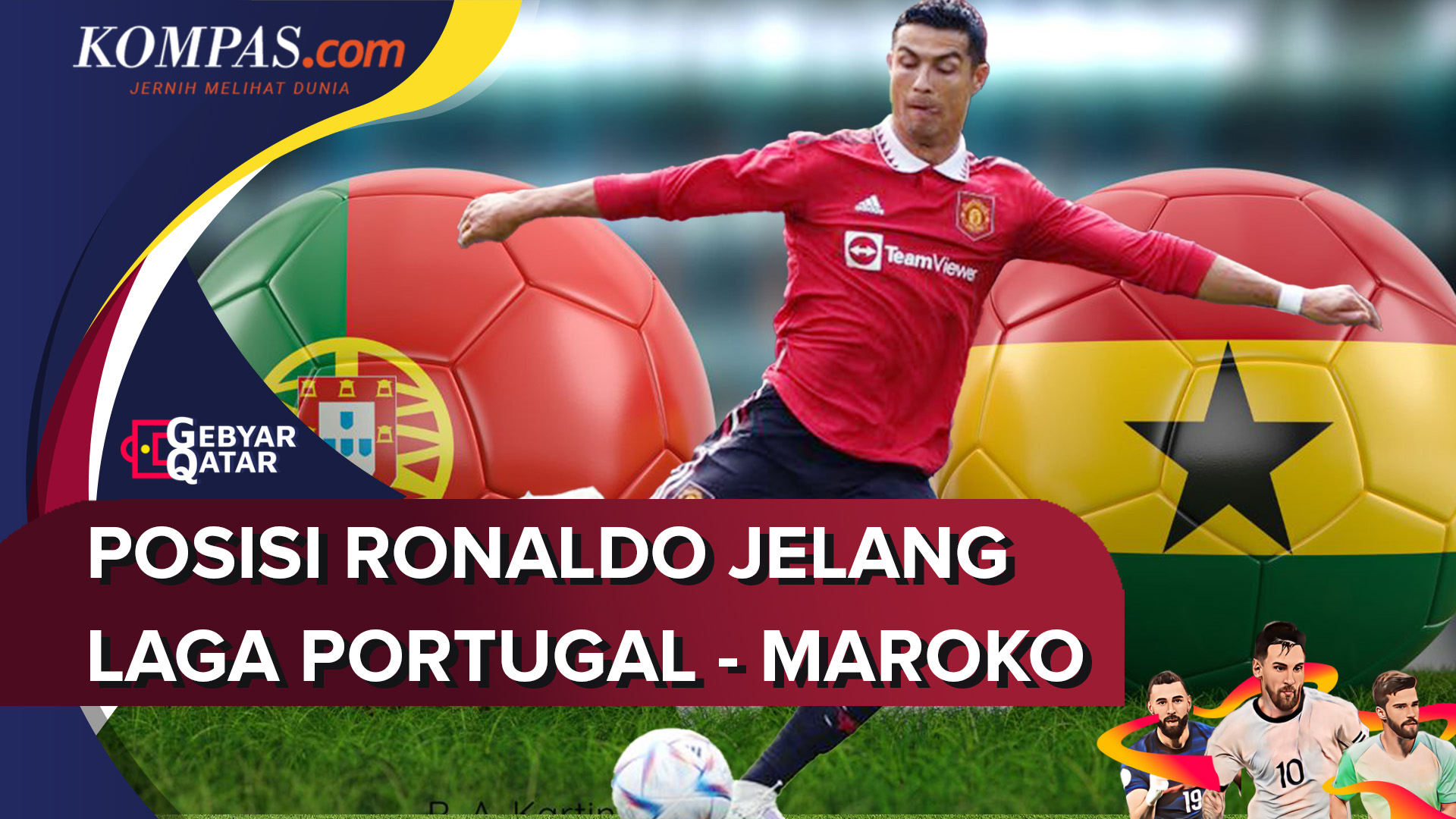 Posisi Ronaldo Jelang Laga Portugal-Maroko