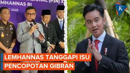 Tanggapan Lemhanas soal Isu Pemakzulan Gibran
