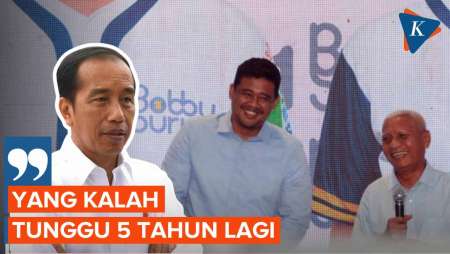 Bobby-Surya Unggul Quick Count Pilkada Sumut, Jokowi: Yang Kalah Tunggu 5 Tahun Lagi