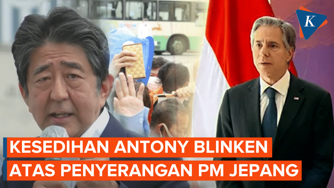 Antony Blinken Sedih dan Prihatin atas Penembakan Mantan Perdana Menteri Jepang Shinzo Abe
