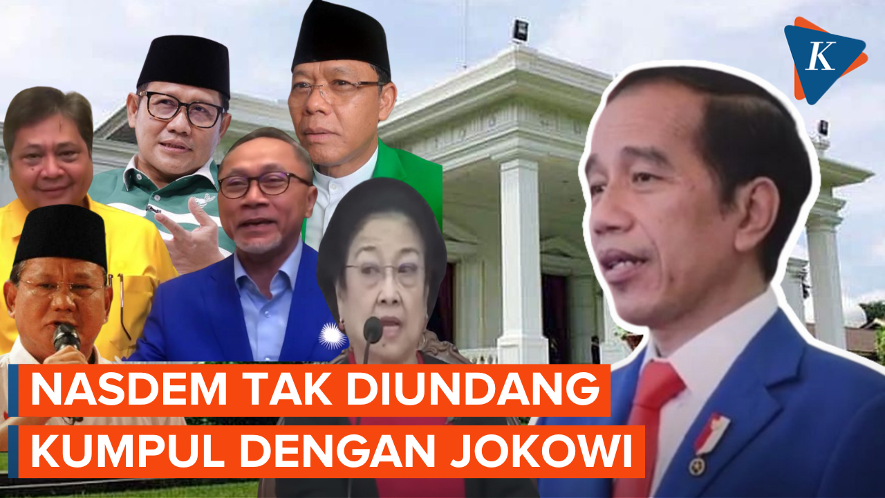 Jokowi "Tak Undang" Nasdem Saat Kumpul Ketum Parpol Koalisi Pemerintahan