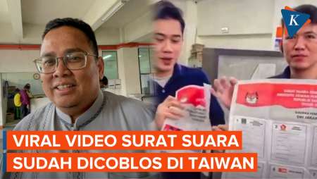 Viral Video Surat Suara di Taiwan Sudah Dicoblos, Bawaslu Selidiki