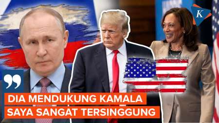 Tersinggung! Trump Luapkan Kekesalan usai Putin Lebih Pilih Kamala Harris