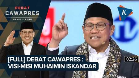 [FULL] Debat Cawapres : Visi-Misi Muhaimin Iskandar