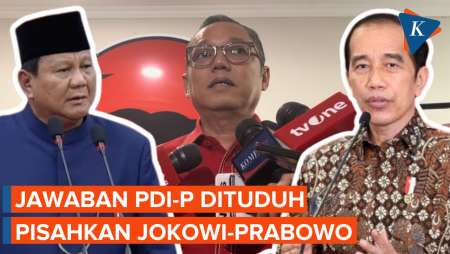 PDI-P Jawab Tudingan soal Memisahkan Prabowo dan Jokowi