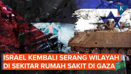 Serangan Udara Israel Kembali Sasar Daerah Sekitar Rumah Sakit