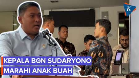 Momen Kepala BGN Sudaryono Marah Ke Anak Buah, Langsung SP
