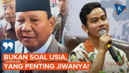 Jawaban Prabowo soal Usia Gibran Tak Cukup Jadi Bacawapres