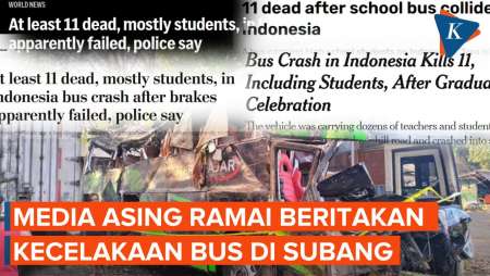 Kecelakaan Bus di Subang, Media Asing Soroti Standar Keselamatan di Indonesia