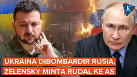 Ukraina Dibombardir Rusia, Zelensky Minta Rudal Anti-balistik Ke AS