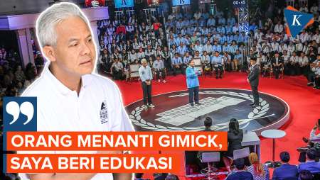 Bantah Main Aman Saat Debat Perdana, Ganjar: Maaf Saya Beri…