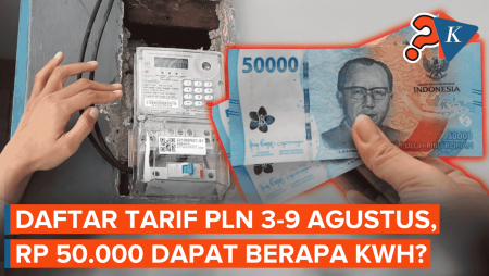 Daftar Tarif PLN Mulai 3 Agustus Hari Ini, Rp 50.000 Dapat Berapa KWH?