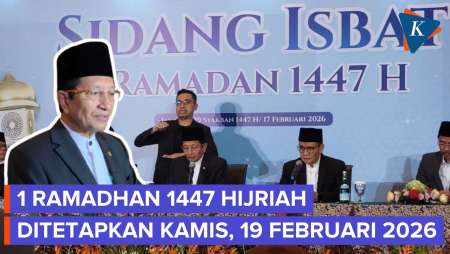 Hasil Sidang Isbat: 1 Ramadhan 1447 H Ditetapkan Kamis 19 Februari 2026