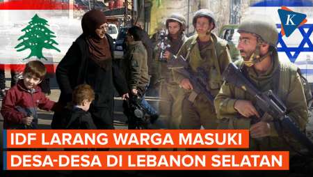 Tentara Israel Larang Warga Kembali ke Desa-desa di Lebanon Selatan