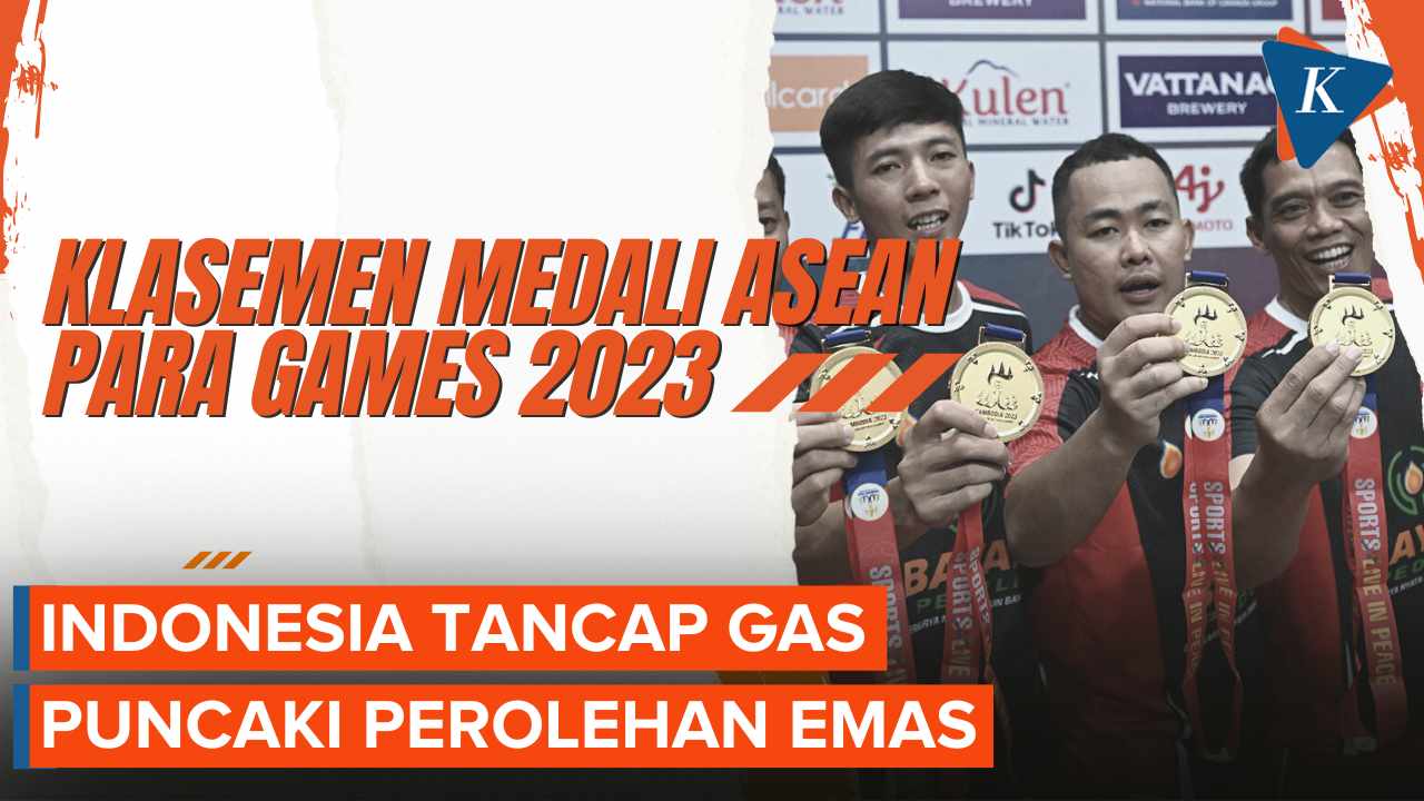 Klasemen ASEAN Para Games 2023: Indonesia Langsung Melejit, Bulu Tangkis Konsisten
