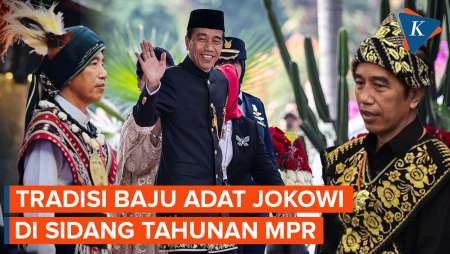 Daftar Baju Adat Jokowi di Sidang Tahunan MPR, Terbaru dari Betawi