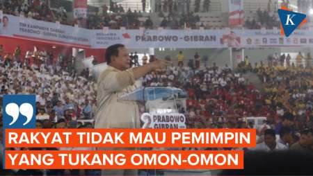 Gelegar Suara Prabowo Yakini Rakyat Tak Butuh Pemimpin 