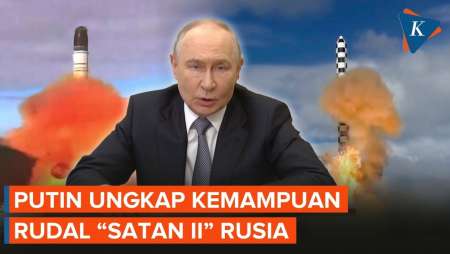 Putin Puji Peluncuran Rudal Nuklir Terbaru Rusia, Klaim Terkuat di Dunia