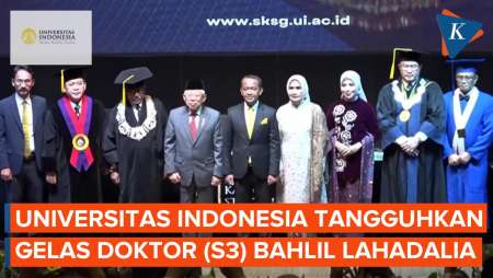 Universitas Indonesia Tangguhkan Gelar Doktor (S3) Bahlil Lahadalia