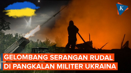 Puluhan Rudal Rusia Bombardir Pangkalan Militer Ukraina, Semua Kena Target