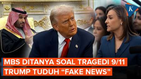 Momen Trump "Semprot" Wartawan Yang Bertanya Soal Tragedi 9/11 Ke MBS