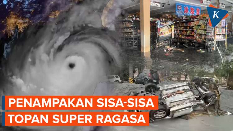 Sisa-sisa Topan Super Ragasa, Porak-porandakan China dan Hongkong