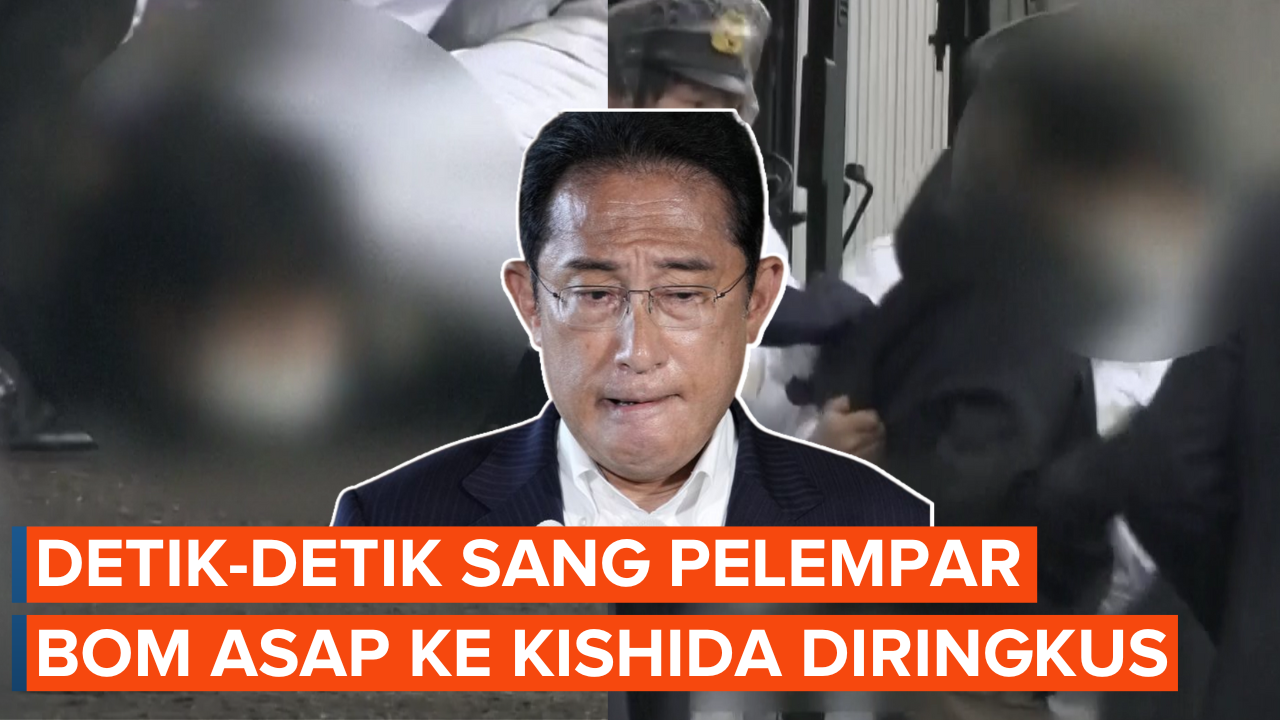 Seorang Pria Ditangkap, Diduga Lempar Bom Asap ke PM Jepang