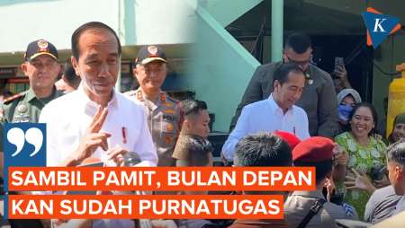 Kunjungi Pasar Soponyono Surabaya, Jokowi: Saya Pamit, Mohon Maaf