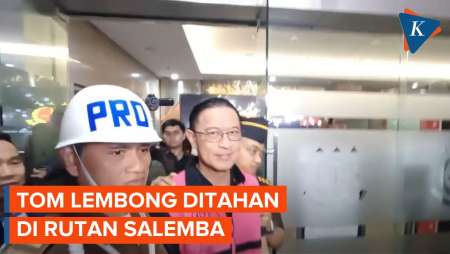 Jadi Tersangka Korupsi Impor Gula,Tom Lembong Ditahan di Rutan Salemba