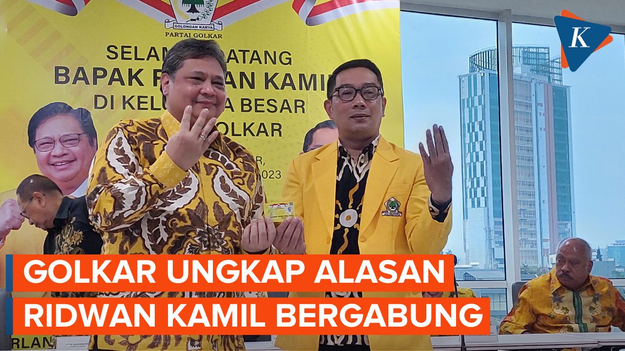 Golkar Klaim Kinerja Airlangga Jadi Alasan Ridwan Kamil Bergabung