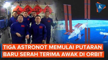 Astronot Shenzhou-17 Telah Memasuki Stasiun Luar Angkasa China