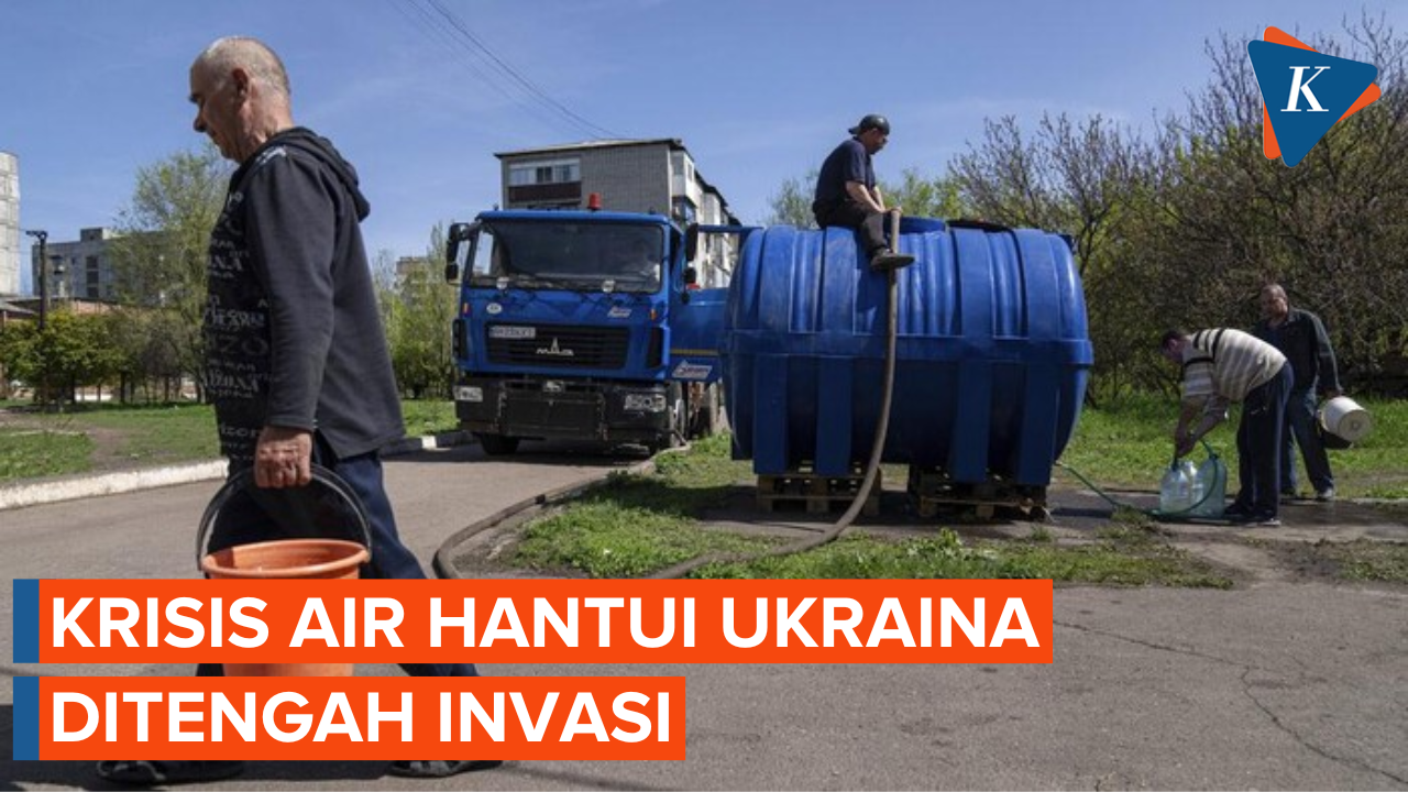 Invasi Belum Usia, Kini Krisis Air Hantui Slovianks Ukraina