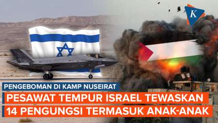 Jet Tempur Israel Gempur Kamp Pengungsi Gaza Tengah, 14 Tewas Termasuk Anak-anak