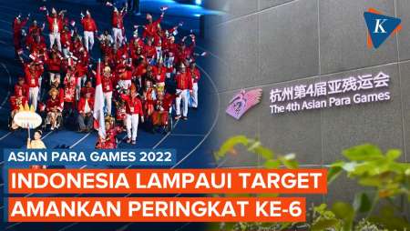 Klasemen Akhir Asian Para Games 2022: Indonesia Ke-6, Raih 29 Emas dan Lampaui Target