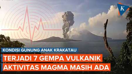 Aktivitas Kegempaan Anak Krakatau Masih Berlangsung, 7 Kali Gempa Jumat Ini