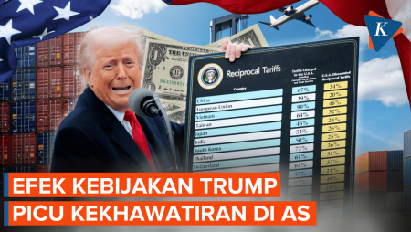 Kebijakan Trump Mulai Pukul Ekonomi AS
