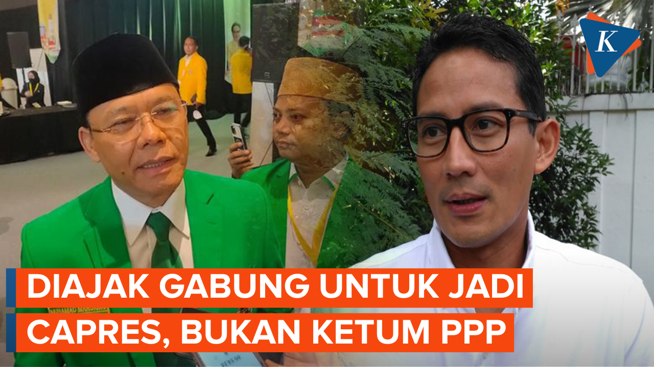 Penjelasan Mardiono Ajak Sandiaga Uno Gabung PPP untuk Jadi Calon Presiden