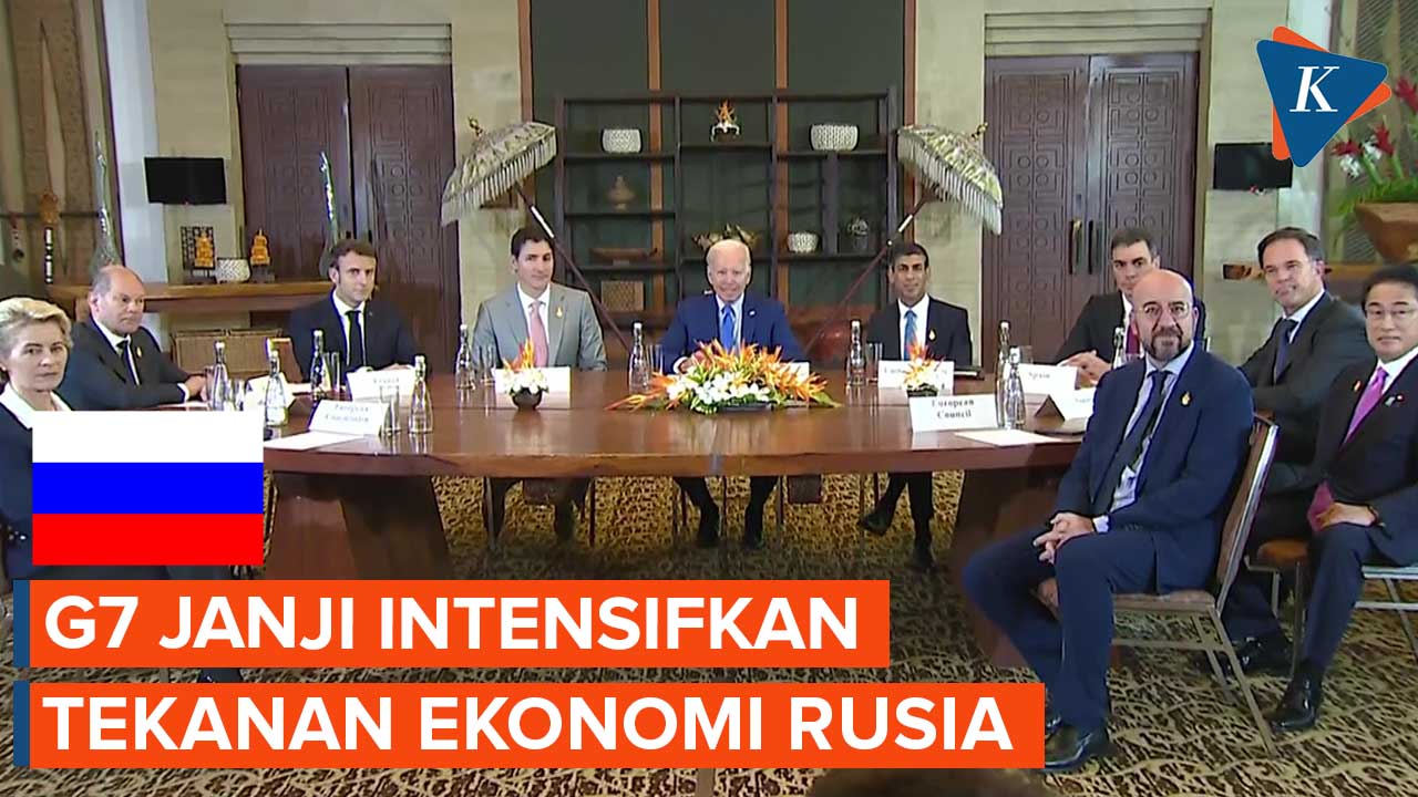 G7 Janji Intensifkan Tekanan Ekonomi Rusia