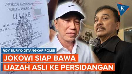 Roy Suryo-Dokter Tifa Ditangkap, Jokowi Siap Tunjukkan Ijazah Asli